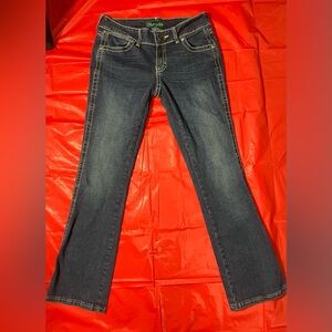 Wrangle Sadie Wo Sz 7/32 Slim Boot Cut Mid Rise Jeans